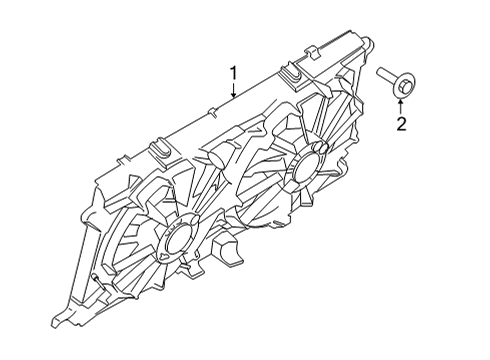 2021 Ford F-150 Cooling System, Radiator, Water Pump, Cooling Fan Diagram 4