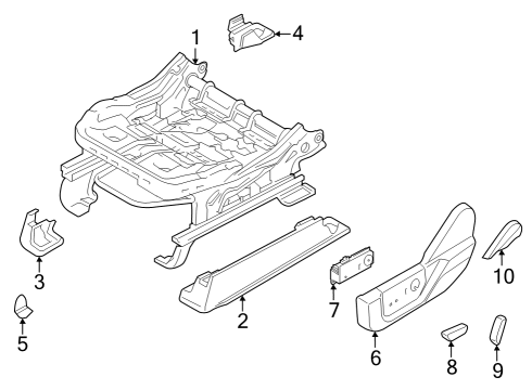 2022 Ford F-150 Lightning SHIELD ASY Diagram for ML3Z-1562186-CB