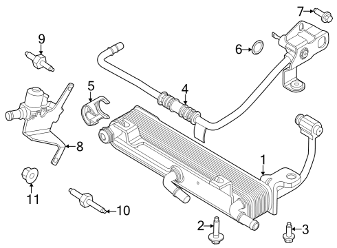 2024 Ford Mustang TUBE Diagram for PR3Z-7A031-A