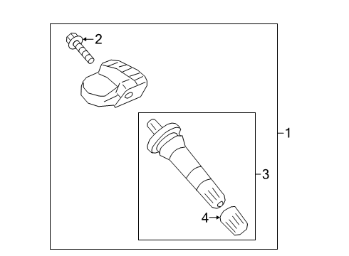 2022 Ford Ranger Tire Pressure Monitoring Diagram