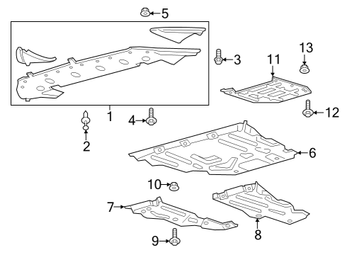 2019 Ford Edge DEFLECTOR - AIR Diagram for KT4Z-8310-D