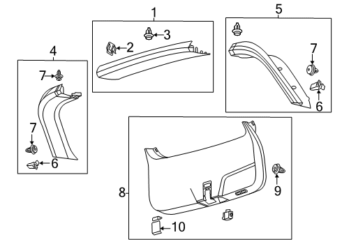 2021 Lincoln Aviator COVER - ACCESS HOLE Diagram for LC5Z-7840726-AE