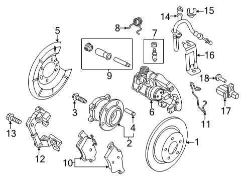 2023 Ford Transit Connect Anti-Lock Brakes Diagram 3