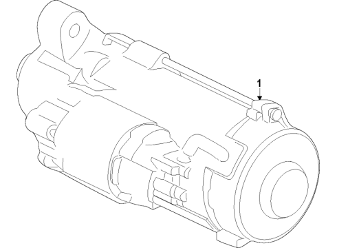 2021 Ford F-150 Starter Diagram 1