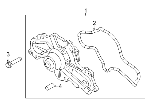 2019 Ford Police Interceptor Sedan Water Pump Diagram 2