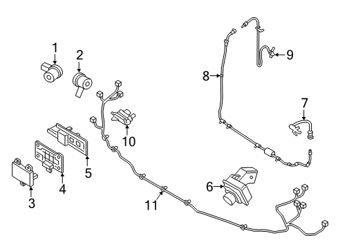 2020 Lincoln Navigator Controls - Instruments & Gauges Diagram