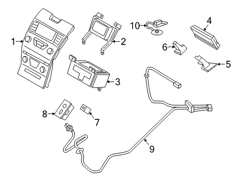 2021 Ford Edge Sound System Diagram 1