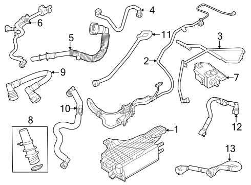 2023 Lincoln Aviator Fuel Supply Diagram 1