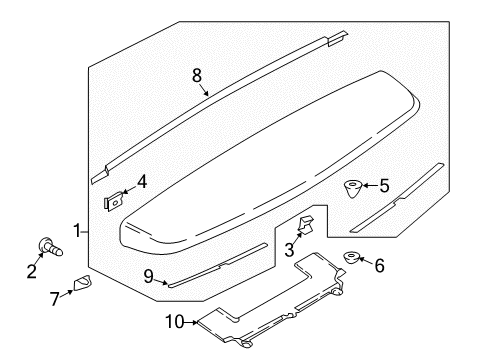 2020 Lincoln Navigator Rear Spoiler Diagram