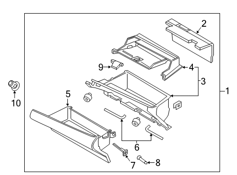 2020 Lincoln Continental Glove Box Diagram