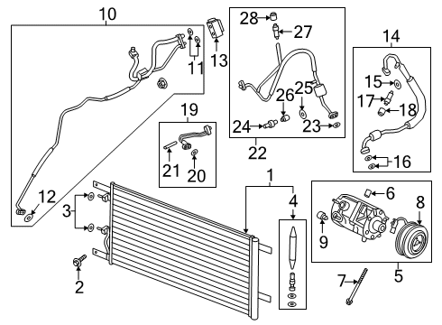 2021 Ford F-350 Super Duty Switches & Sensors Diagram 2