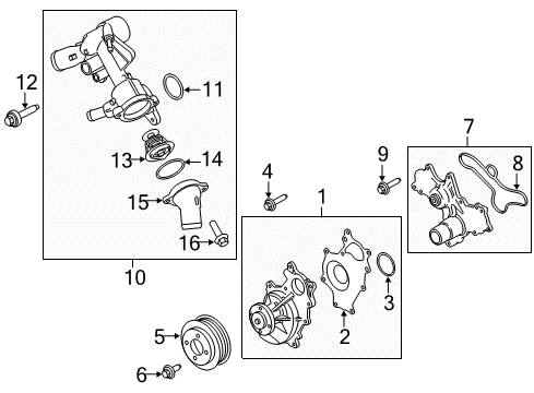 2022 Ford Transit Water Pump Diagram 2