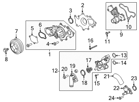 2020 Ford F-150 Water Pump Diagram 5