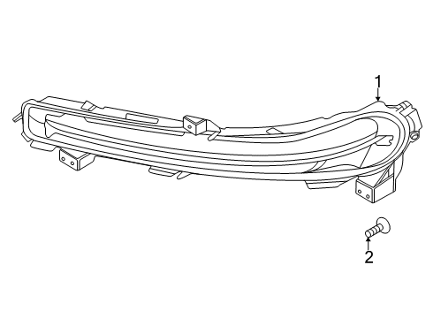 2020 Lincoln Aviator LAMP ASY Diagram for LC5Z-15A201-F