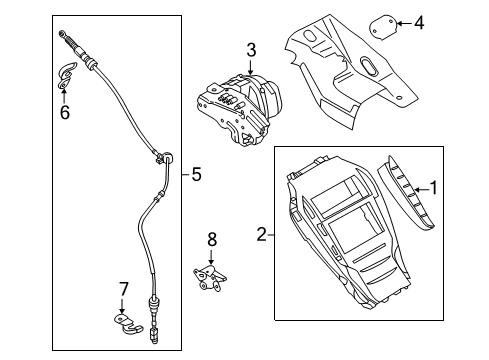 2020 Lincoln MKZ Gear Shift Control - AT Diagram