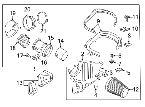 2020 Ford Mustang Air Intake Diagram 4