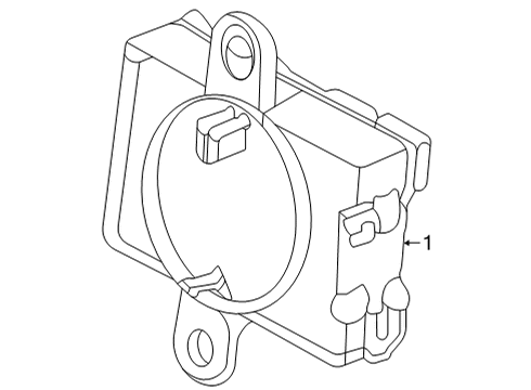 2023 Ford F-150 Headlamps Diagram 1