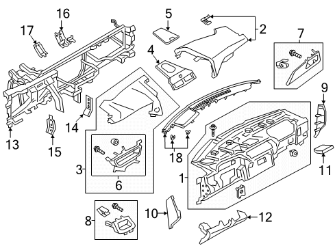 2020 Lincoln Continental Instrument Panel Diagram