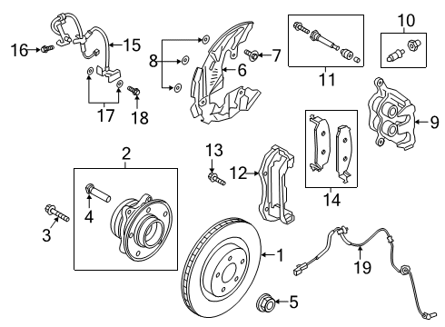 2020 Ford Explorer Anti-Lock Brakes Diagram 1