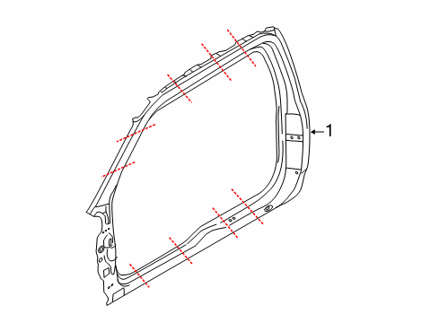 2020 Ford F-150 Aperture Panel Diagram 5