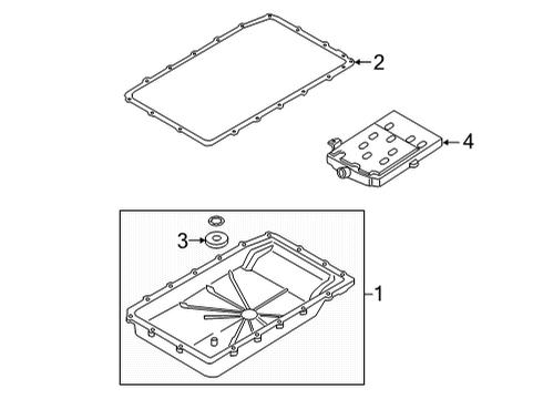 2021 Ford Bronco Case & Related Parts Diagram