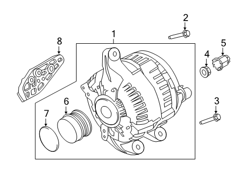 2021 Lincoln Corsair Alternator Diagram