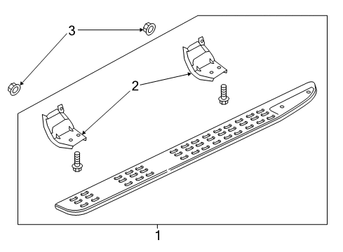 2023 Ford F-150 Running Board Diagram 8