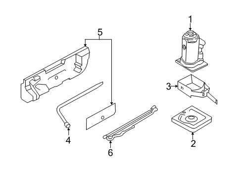 2020 Ford Transit Jack & Components Diagram 2