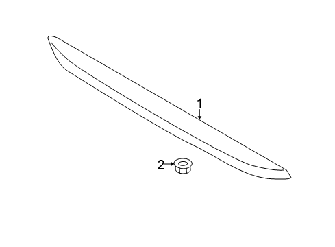 2020 Ford Police Responder Hybrid High Mount Lamps Diagram