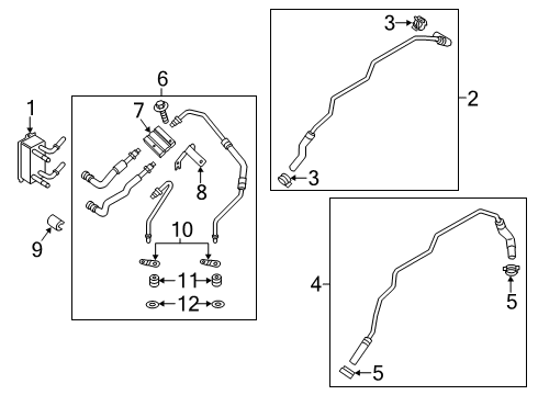 2020 Ford Fusion Oil Cooler Diagram 4