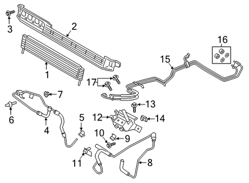 2023 Ford F-150 Trans Oil Cooler Diagram 2