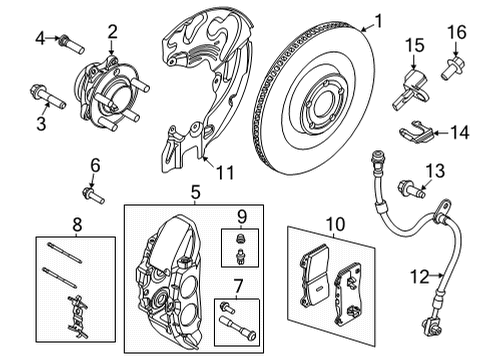 2023 Ford Mustang Mach-E Anti-Lock Brakes Diagram 2