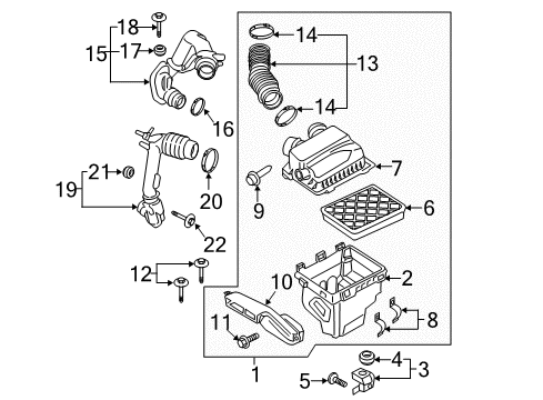 2020 Lincoln Continental Filters Diagram 1