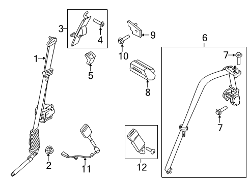 2020 Ford F-150 Seat Belt Diagram 4