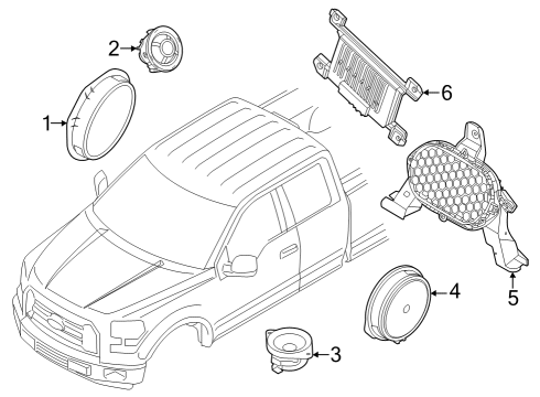 2023 Ford F-350 Super Duty Sound System Diagram 5