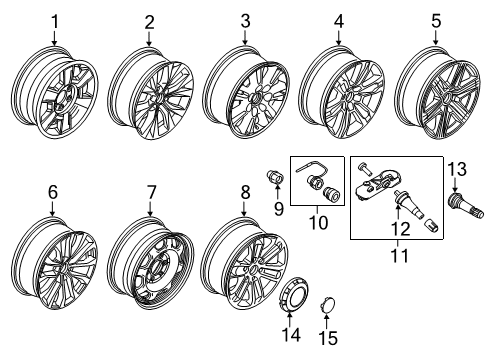 2020 Ford F-150 Wheels Diagram 4