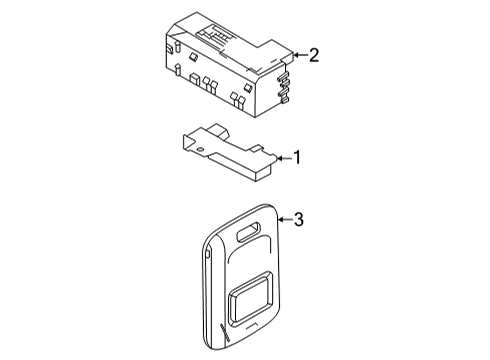 2021 Ford Bronco Sport Keyless Entry Components Diagram