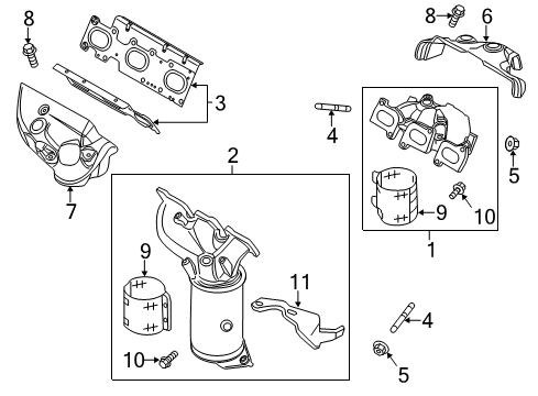 2019 Ford Police Interceptor Sedan Exhaust Manifold Diagram 2