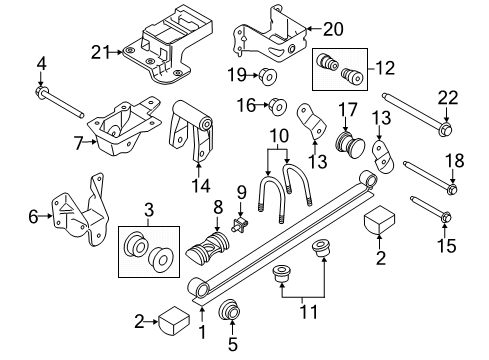 2020 Ford Transit Rear Suspension Diagram