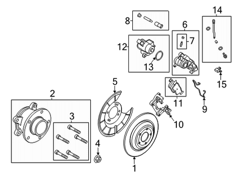 2022 Ford Maverick Rear Brakes Diagram 2