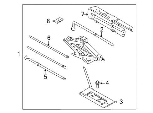 2020 Ford F-150 Jack & Components Diagram 2