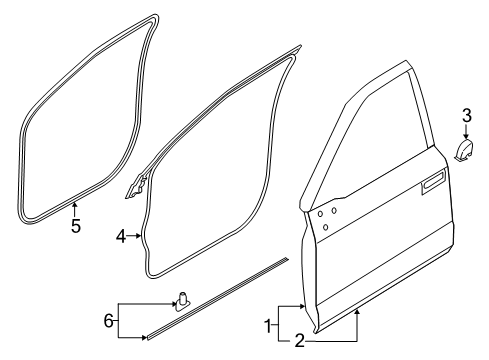 2020 Ford F-150 Front Door Diagram 2