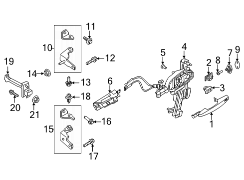 2022 Ford Escape Front Door Diagram 2