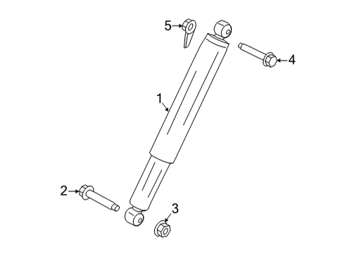 2023 Ford F-150 Shocks & Components - Rear Diagram 1