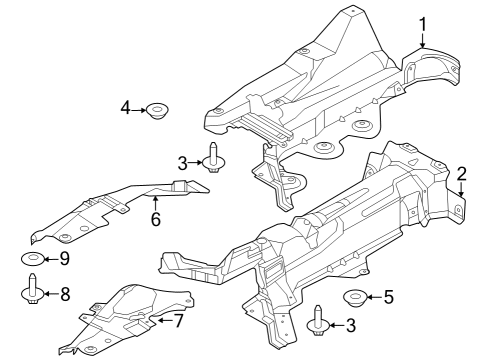 2021 Lincoln Aviator SHIELD Diagram for L1MZ-7811435-F