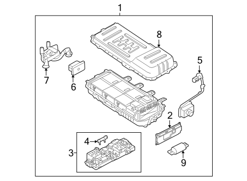 2020 Lincoln Aviator BATTERY Diagram for L1MZ-10B759-E