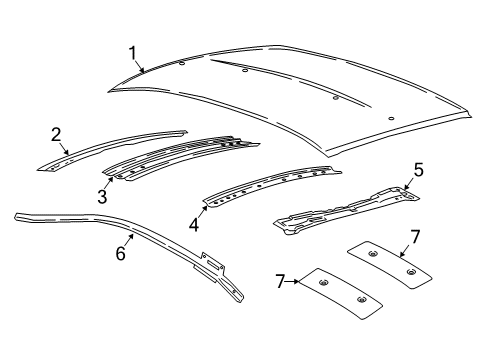 2020 Lincoln Continental Roof & Components Diagram 2