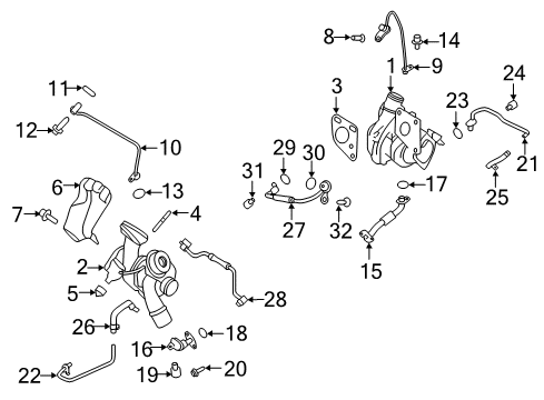 2020 Lincoln MKZ Turbocharger Diagram 2