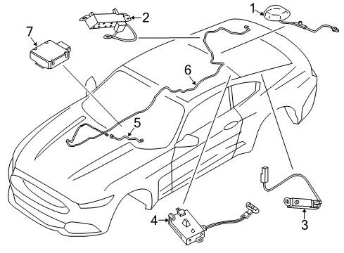 2020 Ford Mustang Navigation System Diagram 2