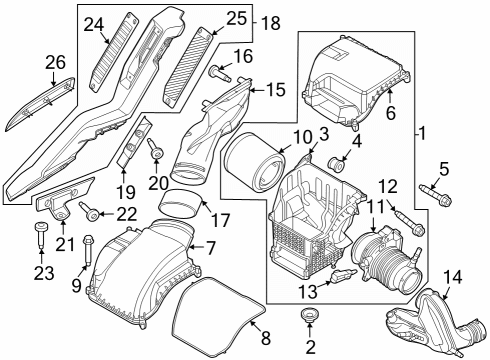 2022 Ford Bronco COVER Diagram for NB3Z-9661-A